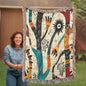 Tribal Dreamscape | Woven Blanket