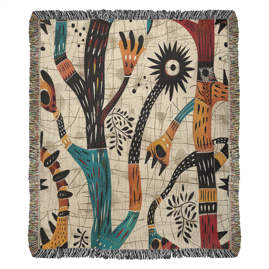Tribal Dreamscape | Woven Blanket