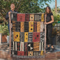 Ember Rhythms | Afro-Modern Woven Blanket
