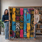 Tribal Rhythm Heirloom Woven Blanket
