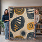Sun & Shadow Afrocentric Heirloom Woven Blanket