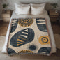Sun & Shadow Afrocentric Heirloom Woven Blanket