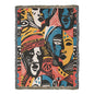 Afrocentric Heirloom Artwork Woven Blanket