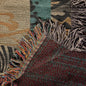 Ember Rhythms | Afro-Modern Woven Blanket