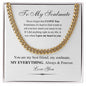 To My Soulmate | Cuban Link Chain