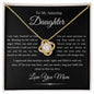 To My Daughter | Love Knot Necklace