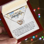 To My Daughter | Interlocking Heart Necklace