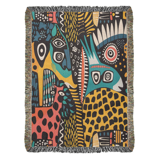 Tribal Spirits Woven Blanket