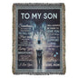 Guided by Love — To My Son Woven Keepsake