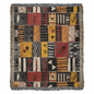 Ember Rhythms | Afro-Modern Woven Blanket