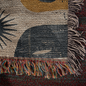 Sun & Shadow Afrocentric Heirloom Woven Blanket