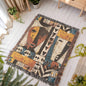“Tribal Reflection” Afrocentric Heirloom Woven Blanket