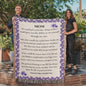 Forever Your Grateful Son – Woven Mother's Day Blanket