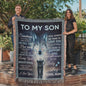Guided by Love — To My Son Woven Keepsake