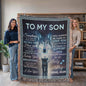 Guided by Love — To My Son Woven Keepsake