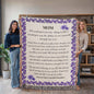 Forever Your Grateful  Daughter– Woven Mother's Day Blanket