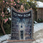 Guided by Love — To My Son Woven Keepsake