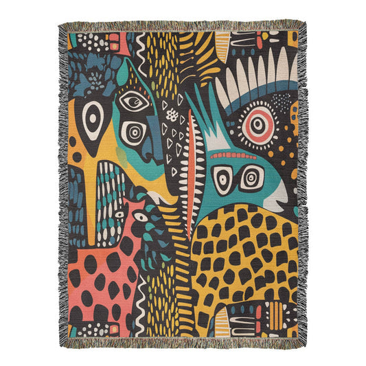 Tribal Spirits Woven Blanket