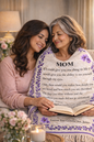 Forever Your Grateful  Daughter– Woven Mother's Day Blanket