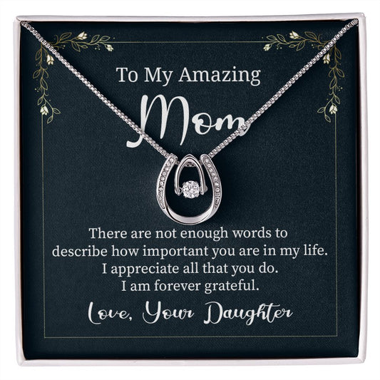 To My Amazing Mom | Pendant Necklace