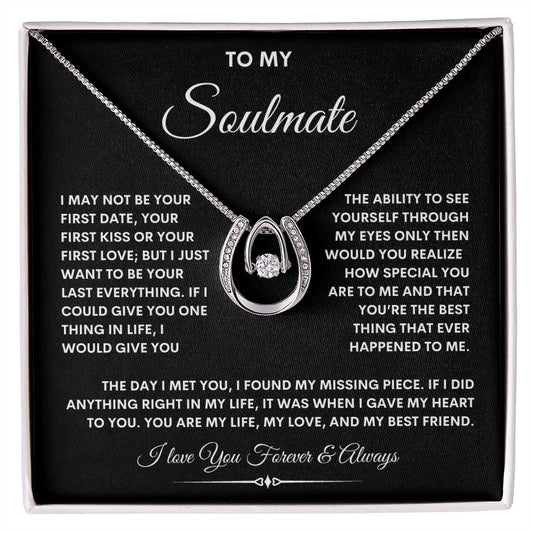 To My Soulmate | The Day I Met You Pendant Necklace