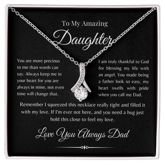 To My Amazing Daughter | Alluring Beauty Necklace