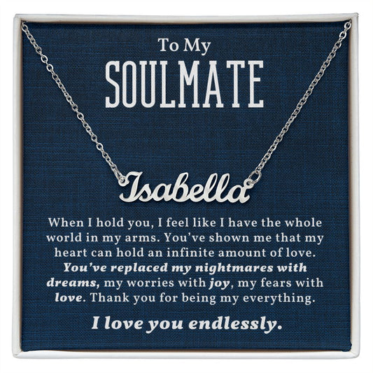 Soulmate | Name Necklace